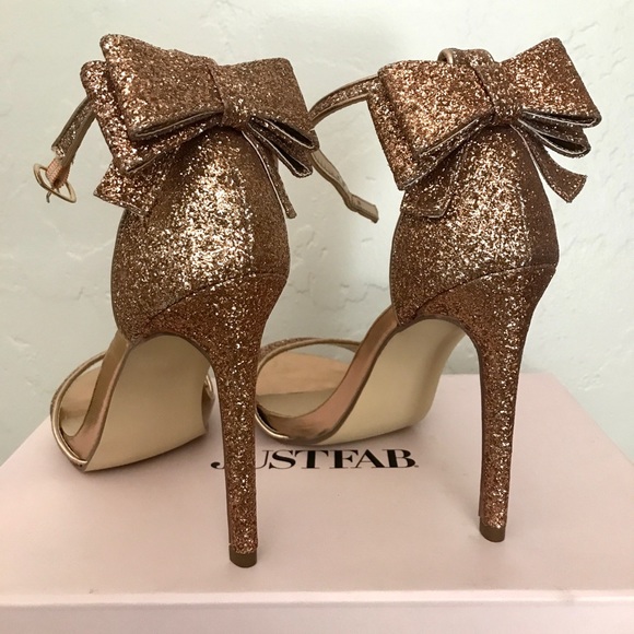 NEW Rose gold glitter heels - Picture 6 of 6